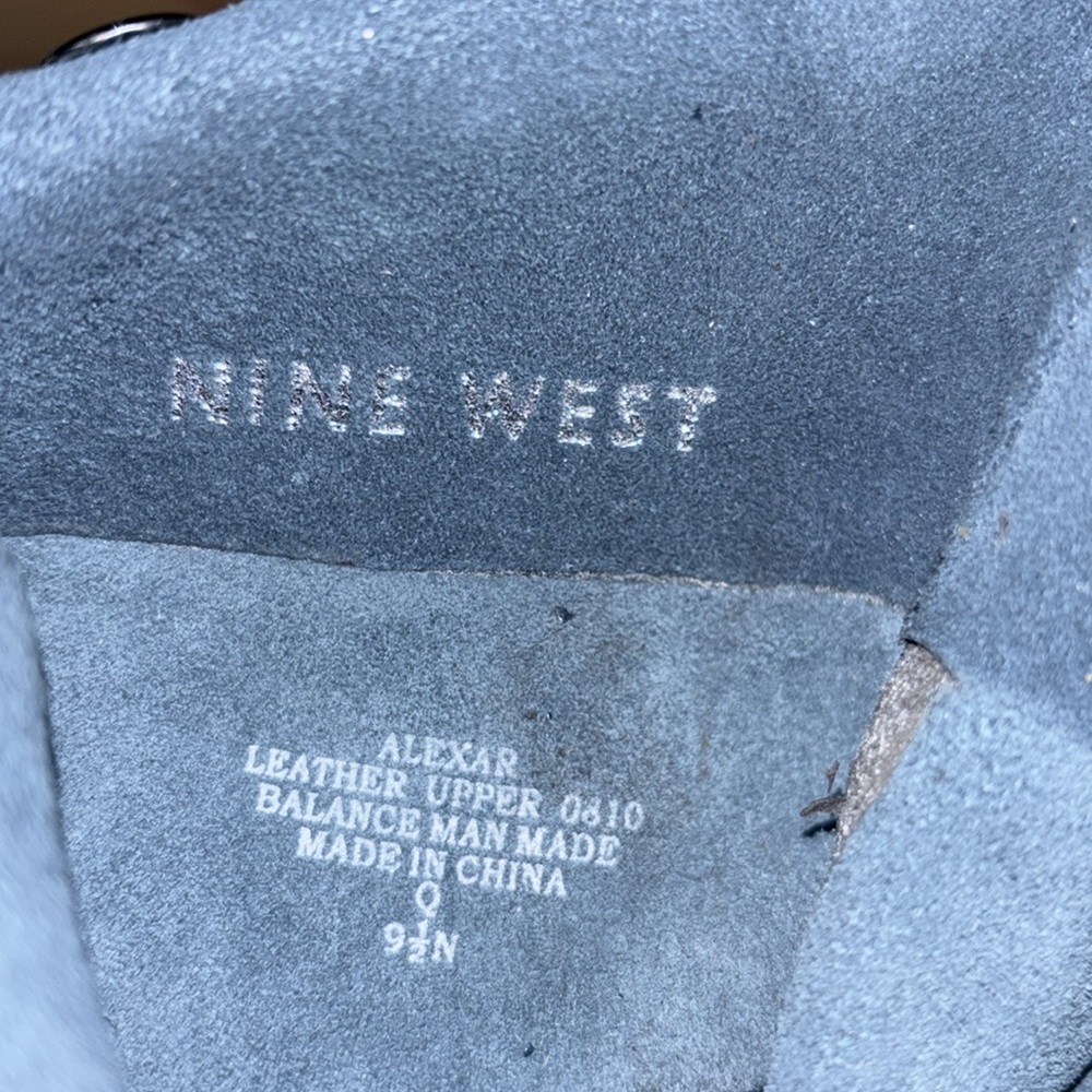 Nine West Over the Knee Blue Boots size 9.5 - Picture 6 of 6